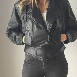 Leather jacket
